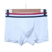 Men Underwear Cotton Breathable Boxer Shorts Men Panties Underpants Underwears white XXXL