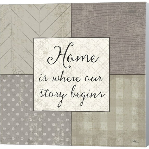 Country Collage IV by Pela Studio, Canvas Wall Art