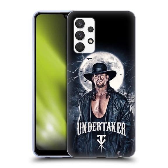 Head Case Designs WWE The Undertaker Portrait Soft Gel Case for Samsung Galaxy A32 (2021)