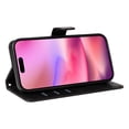 thumbnail image 4 of Allytechgroup Wallet Case for iPhone 16, Built-in Credit Card Slot & Lanyard RFID Blocking PU Leather Flip Case Shockproof Full Body Protective Cover for iPhone 16, Black, 4 of 9