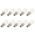 thumbnail image 4 of 10 Pack E14 LED Bulbs 1.5W Small Screw Light Bulbs Warm White Energy Saving for Chandelier Ceiling Wall Desk Lamps Clear Glass AC110V Superior Brightn, 4 of 5
