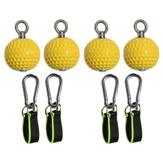 4x Escalada Pull Up Balls Sujeción de agarres Correas Trainer Ejercitador de antebrazo