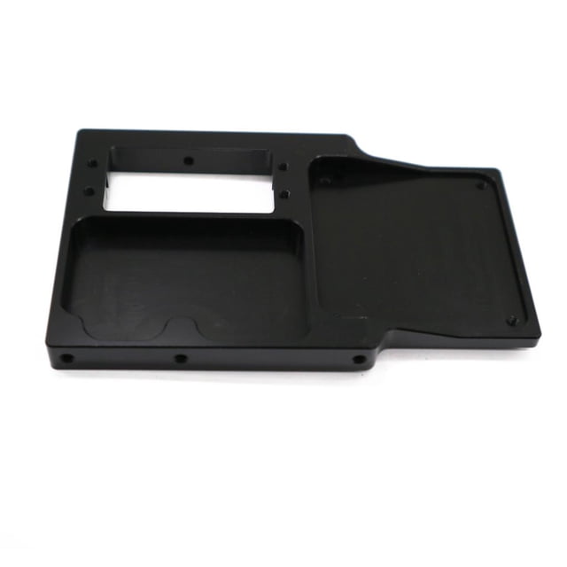 Soporte de servo de dirección Tholdsy para 1/10 RGT 86100 86100JC FTX5579 negro
