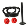 thumbnail image 3 of Convertidor de mango de Kettlebell ajustable para la pesa a Kettlebell Equipo de entrenamiento multipropósito de entrenamiento portátil de fuerza 2 mango y 1 bar, 3 of 8