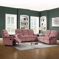 thumbnail image 5 of 2-Seater Manual Recliner Loveseat Couch | Ideal for Movie Nights and Relaxing Reading in Living Room | Luxurious Velvet Upholstery | Solves the Need for Comfortable Seating, 5 of 5