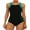 B*Green, variant on One Piece Athletic Racerback Swimsuit Women Slimming Bathing Suits Color Block Training Swimwear for Women
