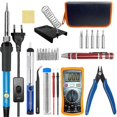 thumbnail image 1 of Internal Heat 60W Kit Set Thermostatic Adjustable Temperature Soldering Iron Set, 1 of 4