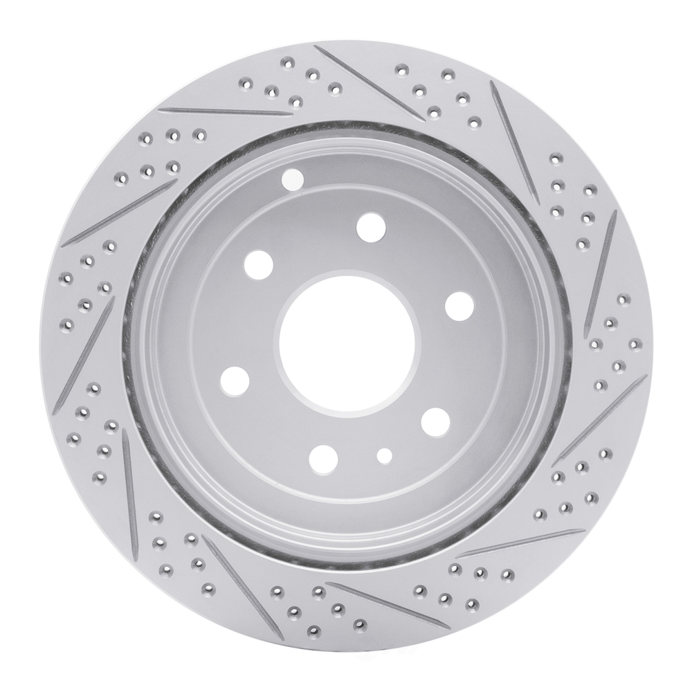 Dynamic Friction Company 830-48055L DFC Geoperformance Rotor - Drilled and Slotted