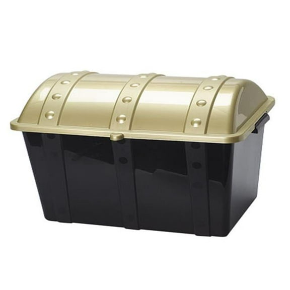 Plastic Treasure Chest (3 Packs Of 1)