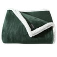 thumbnail image 2 of Eddie Bauer Solid Ultra Soft Plush Green King Blanket, 2 of 6