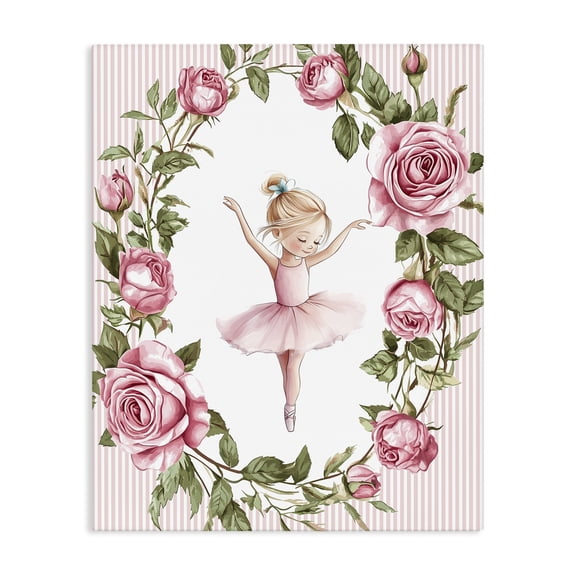 Stupell Industries Little Rose Dance Canvas Wall Art, design by Christine Simpson Art