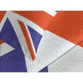 thumbnail image 4 of Ambesonne Union Jack Quilted Bedspread Set 3 Pcs, British Loyal, Queen Size, Royal Blue White, 4 of 5