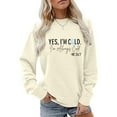 thumbnail image 2 of Yes I'M Cold Me 24/7 Always Cold Sweatshirt For Women Crewneck Winter Freezing Sweatshirts Funny Pullover Hoodies, 2 of 6
