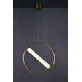 thumbnail image 2 of Et2 E23273-93 Flare 12" Wide Led Pendant - Gold, 2 of 4