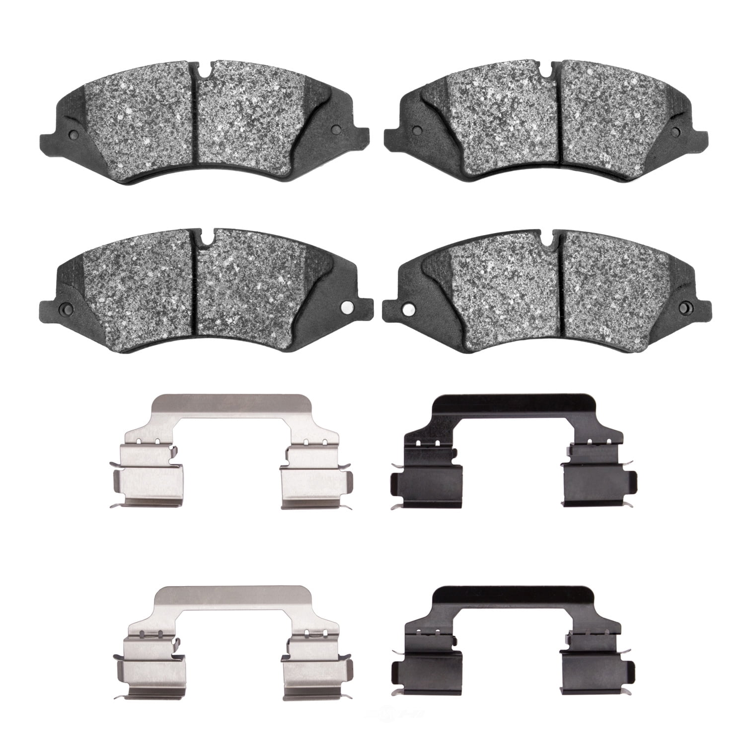 Dynamic Friction Company 1551-1479-01 DFC 5000 Advanced Brake Pads - Low Metallic and Hardware Kit