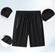thumbnail image 4 of WILLBEST Pantalones Cortos Deportivos para Hombre, Pantalones Cortos de Entrenamiento para Gimnasio, Ligeros, para Correr, Senderismo, con Bolsillos con Cremallera, 4 of 6