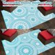 thumbnail image 3 of Alfombra de exterior Ilead, 152 x 244 cm, impermeable y reversible, color verde azulado, 3 of 8