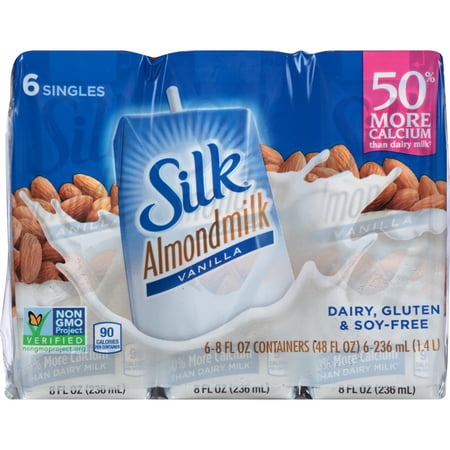 silk vanilla almond milk