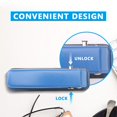 thumbnail image 4 of Single Hole Punch, 1/4 Inch Handheld Puncher with 20 Sheet Capacity, Non-Slip Base for Paper Crafting and Office Use, Blue, 4 of 7