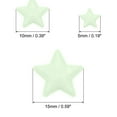 thumbnail image 2 of Uxcell Glow in the Dark Stars Decals Decor Green Wall Stickers for Ceiling Bedroom 3 Set, 2 of 5
