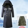 thumbnail image 2 of Heavy Duty Long Winter Coat Extreme Cold Weather Insulated Work Jacket Windproof Thermal Outerwear For Warmth, 2 of 3