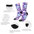 thumbnail image 3 of Yiaed Skull mushroom colorful Print Great elasticity Crew Socks Sports socks for Men and Women, 3 of 5