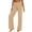 hgg103-Khaki, variant on Ounisa Womens Cotton Linen Pants Petite 2026 Summer Lightweight High Waist Straight Leg Solid Beach Lounge Trousers