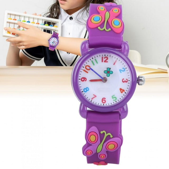 Reloj de dibujos animados, reloj de dibujos animados para niños a prueba de agua, reloj a prueba de agua, valor inmejorable