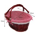 thumbnail image 5 of Cesta de mimbre Cesta de regalo Cesta de picnic Cesta de dulces Cesta de almacenamiento Afortunado Sencillez, 5 of 5