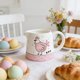 thumbnail image 5 of ddioayh Easter Ceramic Tableware Set with Relief Chicken Design Heat Insulation Kitchen Storage 3-Piece Sealed Containers for Coffee Tea, 5 of 6
