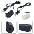 thumbnail image 3 of Small Water Pump Silent Submersible Usb 5V 1M Cable Garden Outdoor Fountain Tool--White, 3 of 7