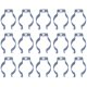 thumbnail image 1 of 100pcs LED Fluorescent Tube Holder Manganese Steel Support Bracket for Lamp Installation Durable Clips for Indoor Outdoor Lighting\n\n**优 后标题：**, 1 of 5