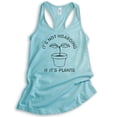 thumbnail image 1 of It's Not Hoarding If It's Plants Tank Top, Ladies Racerback, Crazy Plant Lady, Plant Lover Gardening Gift, Cancun, XX-Large, 1 of 3