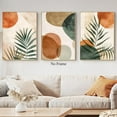 thumbnail image 2 of Abstract Boho Painting Mid Century Modern Pictures Boho Botanical Canvas Wall Hieng Neutral Abstract Posters Burnt Orange and Green Wall Hieng Abstract Geometric Poster Prints for Wall, 2 of 6