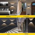 thumbnail image 5 of 2 Pack Led Wall Lights Indoor Up And Down Wall Lights Black 6w Aluminum, 5 of 5