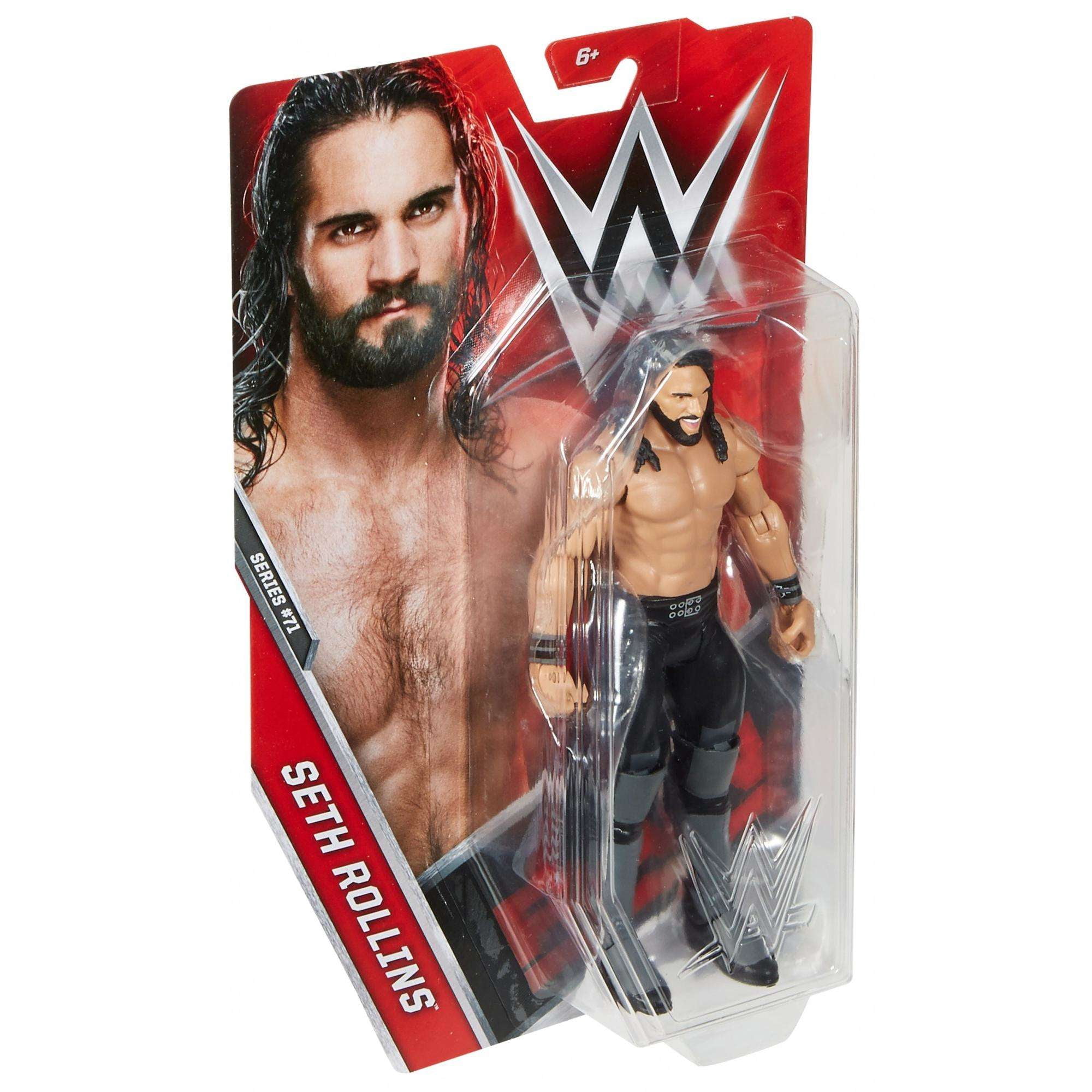 WWE Seth Rollins 6-inch Articulated Action Figure with Ring Gear