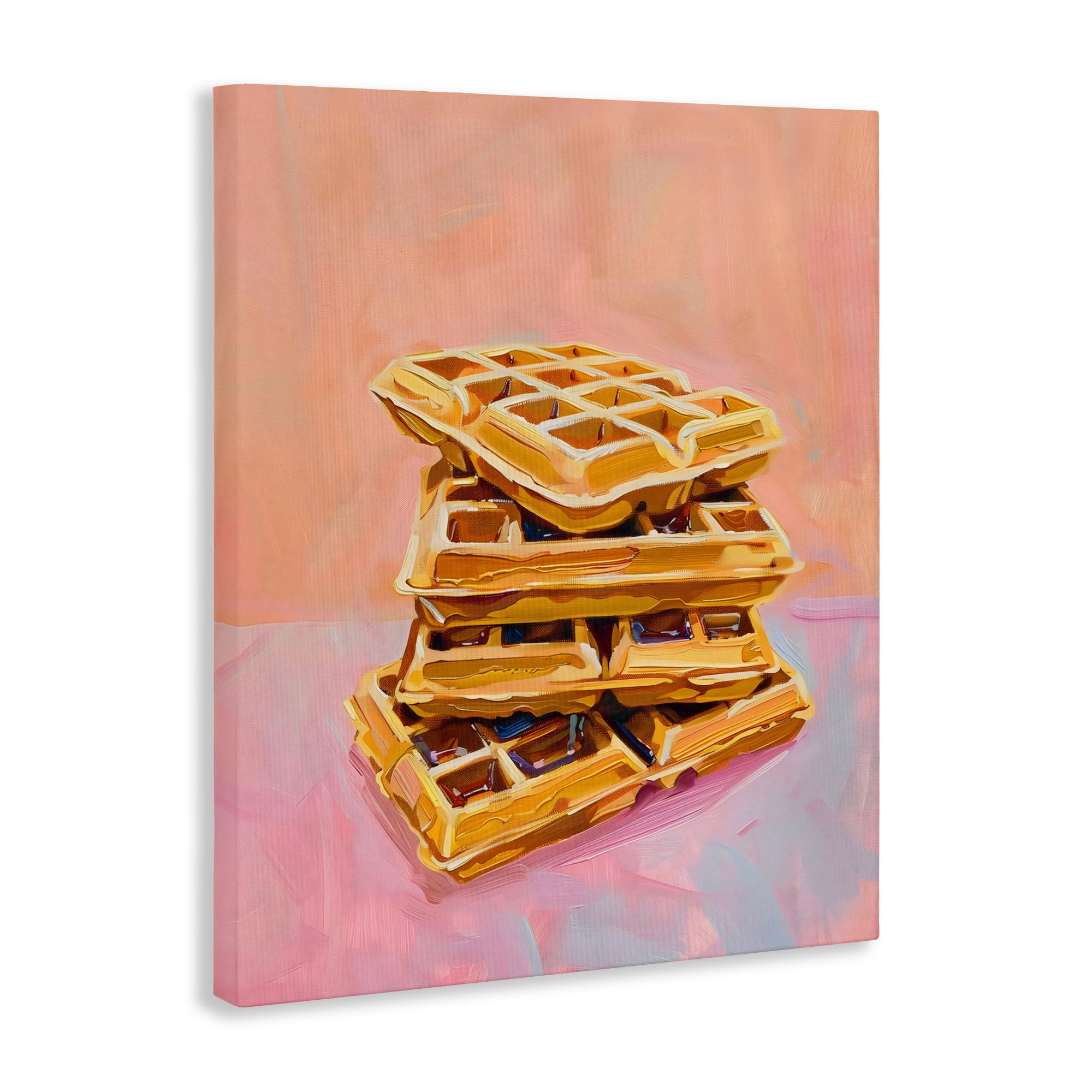 Stupell Industries Stack of Fluffy Waffles Canvas Wall Art, design by The Prints Vibe