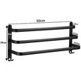 thumbnail image 2 of nipocaio Bathroom Towel Rack, Wall Mounted Towel Bars Black, 2 of 5