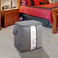thumbnail image 6 of Wzzjkit Storage Bins with Lids Large Capacity Folding Zipper Clothing Storage Bags for Bedroom Comforter Blankets and Pillows Closet Storage Bins, 6 of 9