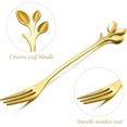 thumbnail image 3 of Stainless Steel Dessert Fruit Forks (12 Pcs) - 4.7 Inches Specialty Demitasse Stirring Forks, 3 of 5