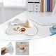 thumbnail image 1 of Posavasos acrílicos irregulares para bebidas, juego de 4 protectores de mesa antideslizantes transparentes con superficie antiderrames para comedor, sala de estar y mesa de centro., 1 of 9
