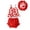 Z-Red638, variant on SonxaHe Newborn Girls Outfit Set Strawberry Prints Sleeveless Top Shorts Baby Breathable Lightweight Outfits,3-Piece Red,Size 6-12 M