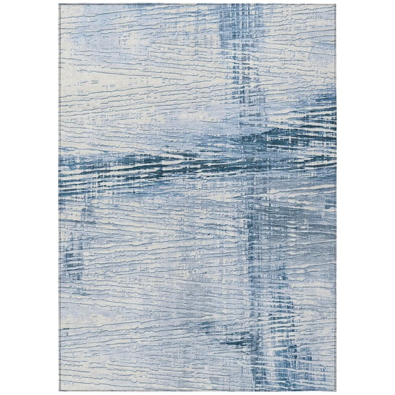Dalyn Rugs Machine Washable Indoor/Outdoor Chantille Sky 2'6" x 3'10" Rug
