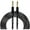 Black, variant on Kirlin IWB Black/White Woven Instrument Cable 1/4" Straight 10 ft.