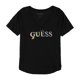 thumbnail image 1 of GUESS playera gráfica casual para mujer, negro, talla pequeña Guess Camiseta gráfica, 1 of 2