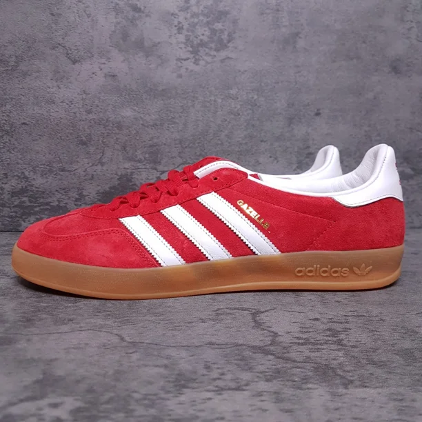 Ad-id-as Gazelle Indoor Casual Shoes Mens Size 11 Red White H06261