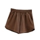 thumbnail image 2 of Puntoco Pantalones cortos deportivos para mujer, de moda, estampados, de color sólido, finos y holgados, para correr y hacer ejercicio, se pueden usar externamente, de cintura alta y pierna ancha, 2 of 4