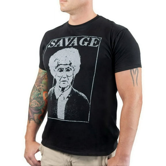 Bioworld Golden Girls Sophia "Savage" Adult T-Shirt | Black Unisex