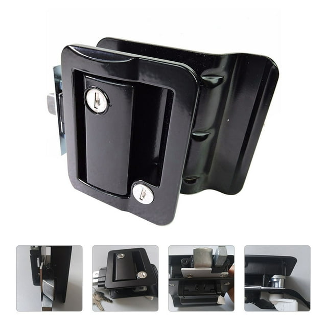 CIMAXIC Rv Entry Door Lock Replacement 1 Set Zinc Alloy Camper Door Lock with Sealing Gasket Technology
