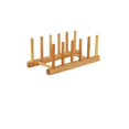 thumbnail image 1 of KUIZAP Plate Racks Wooden Solid Wood Bamboo Plate Racks Multipurpose Shelves Drainboard Kitchen Pot Lid Holder Dish Drain Dish Rack(23*12.5*10.5cm/9*4.9*4.1"(L*W*H)), 1 of 4